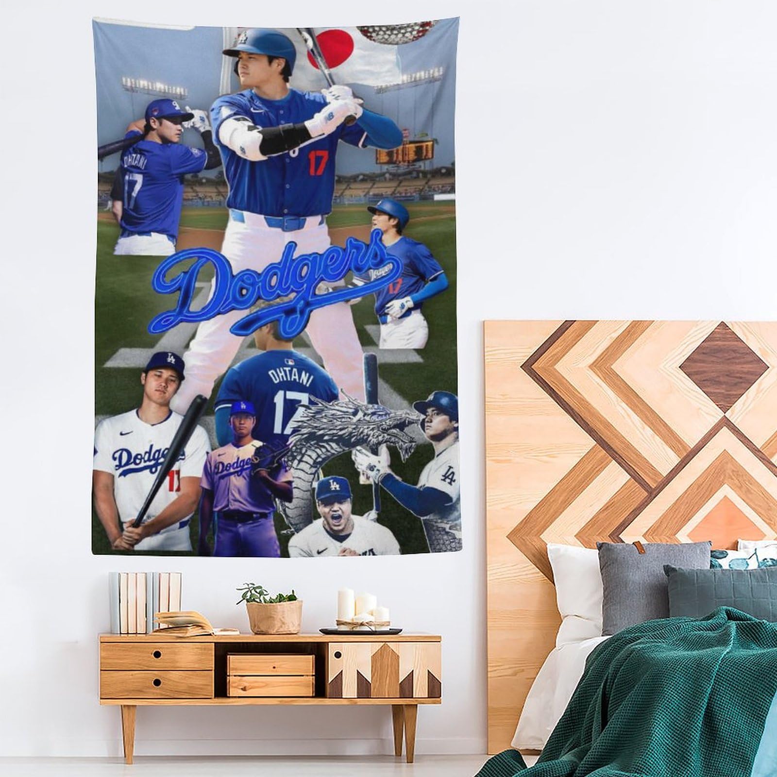 大谷翔平　タペストリーポスターセット Amazon.co.jp: 大谷翔平 (89) タペストリー 絵画 ポスター 写真